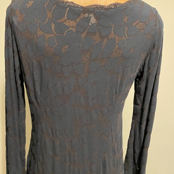 VENUS - mini dress/tunics/night dress -  semi sheer - black - size large - Picture 4 of 9